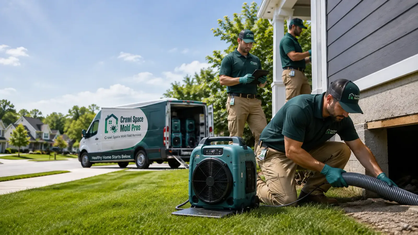 Crawl Space Mold Removal in Randall, IA